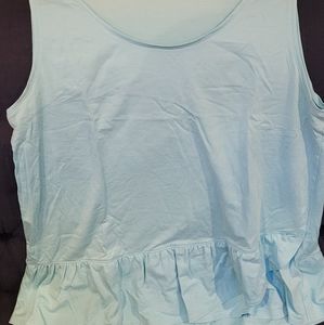 Lands end women's ruffled tank S